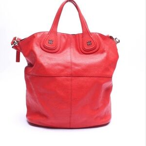 Givenchy Red Nightingale Leather Tote Bag ASO Nicole Richie